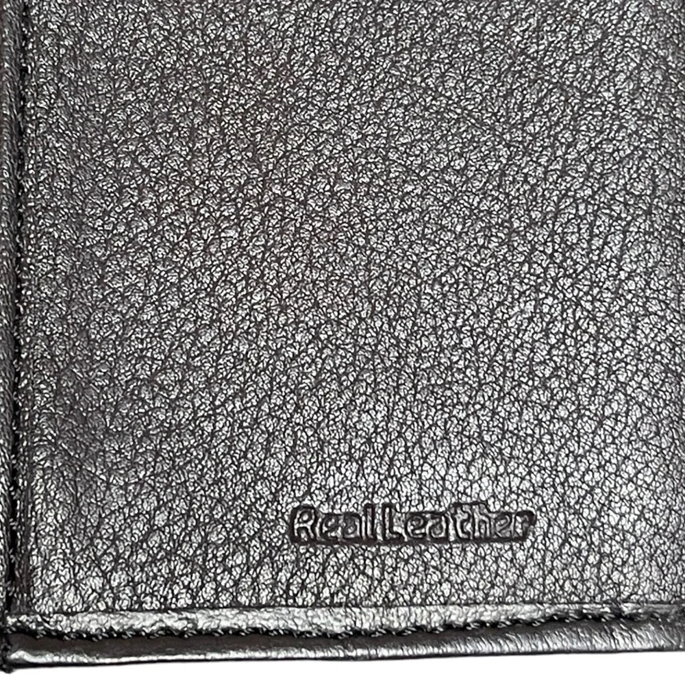 UK Springvale Brown Genuine Leather Fold Wallet w/ Multiple Pockets & Slots